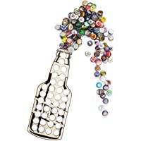 Tablero de tapas de botella de cerveza- arte de decoración para bar: Regalo para hombres para cumpleaños o Navidad…